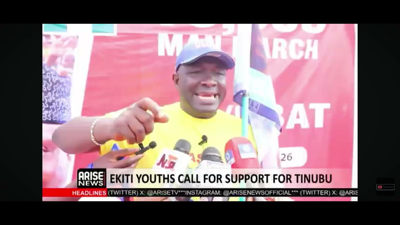 EKITI YOUTHS CALL FOR SUPPORT FOR PRESIDENT TINUBU, GOV. OYEBANJI