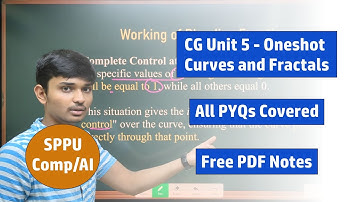 CG | Unit 5 | Curves and Fractals | SPPU S.E. Comp & A.I. | Oneshot