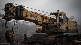 Abandoned Rusty XCMG Crane Found in Scrap Yard – Full Restoration and Repair Process