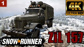 SnowRunner gameplay | SnowRunner mods ZiL 157 [4K] 🔴
