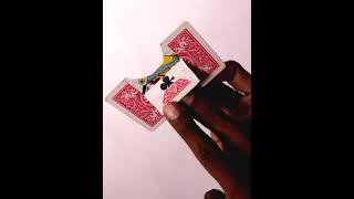 Tutorial BEST Card Magic Trick😲😱 Card bite #shorts