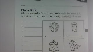 Phonics Worksheet Lesson 52
