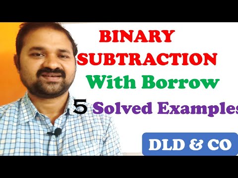 Binary Subtraction || with borrow ||Digital logic design || Digital Electronics || STLD || CO || DLD