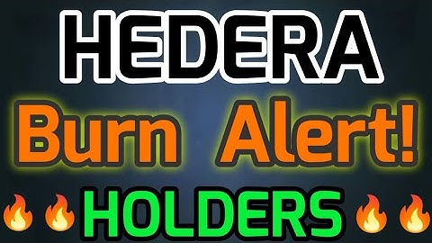 Hedera Hashgraph Burn Alert! Holders || HBAR Price Prediction || HBAR News Today