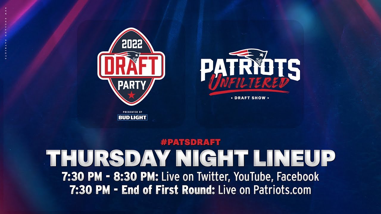 Patriots Unfiltered Live from the Patriots Draft Party 4/28
