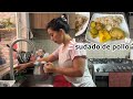 ✅ RUTINA DE MAÑANA | RECETA SUDADO DE POLLO 💯 QUE COMEMOS EN EL DÍA 🍛 #cleaningmotivation  #cleaning