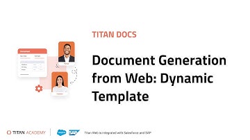 Titan Docs | Document Generation from Web: Dynamic Template
