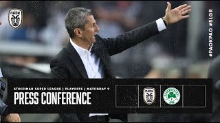 Press Conference:  PAOK FC  Vs Panathinaikos – Live PAOK TV