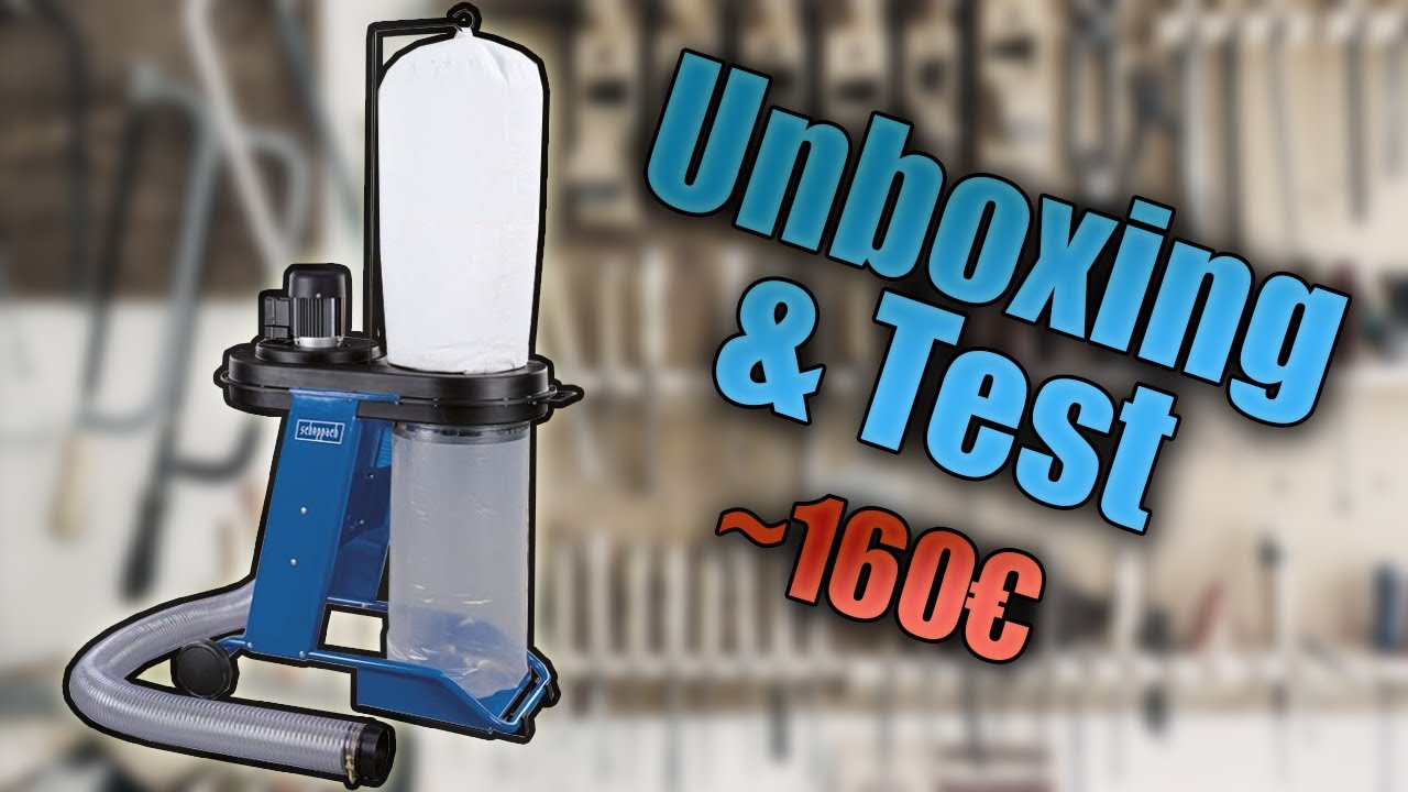 Aspirateur à copeaux HD12 Scheppach ~160€ - Unboxing et Test