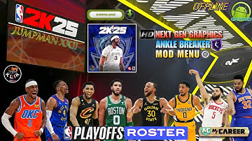 RELEASED! 🔴 NBA 2K20 TO 2K25 • NBA2K25 JUMPMAN 22 • PLAYOFFS ROSTER - NEW UPDATE | DOWNLOAD NOW !