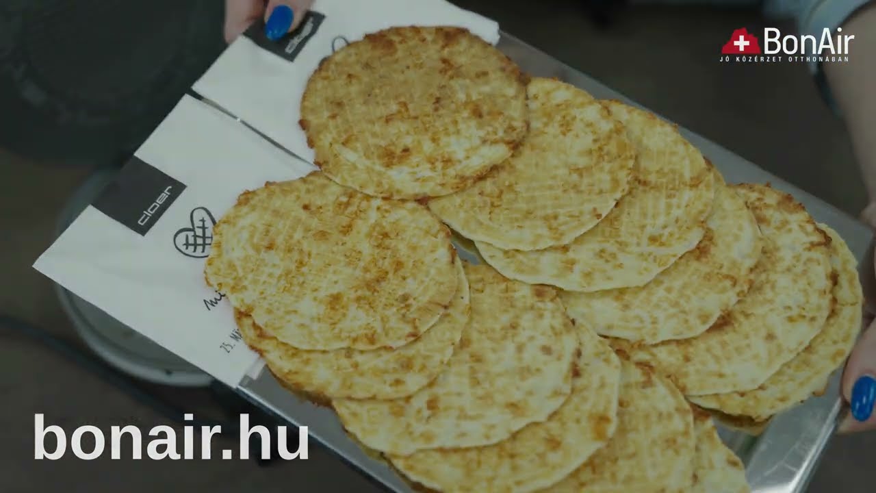 Klasszikus sajtos tallér recept videó