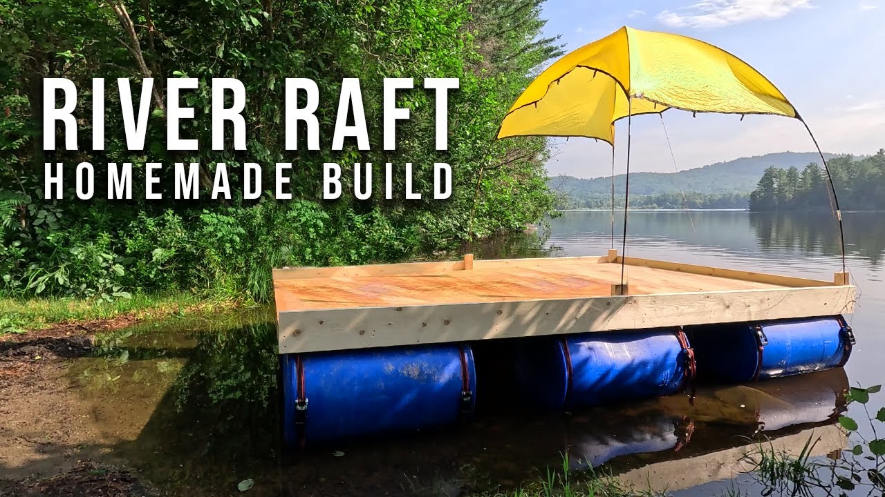 How We Built this Simple Raft for an EPIC Adventure! - YouTube