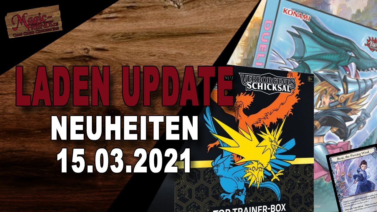 Neuheiten bei Magic-Friends.de [15.03.2021] Pokemon Boxen, Yu-Gi-Oh! Zubehör, Flesh and Blood Event