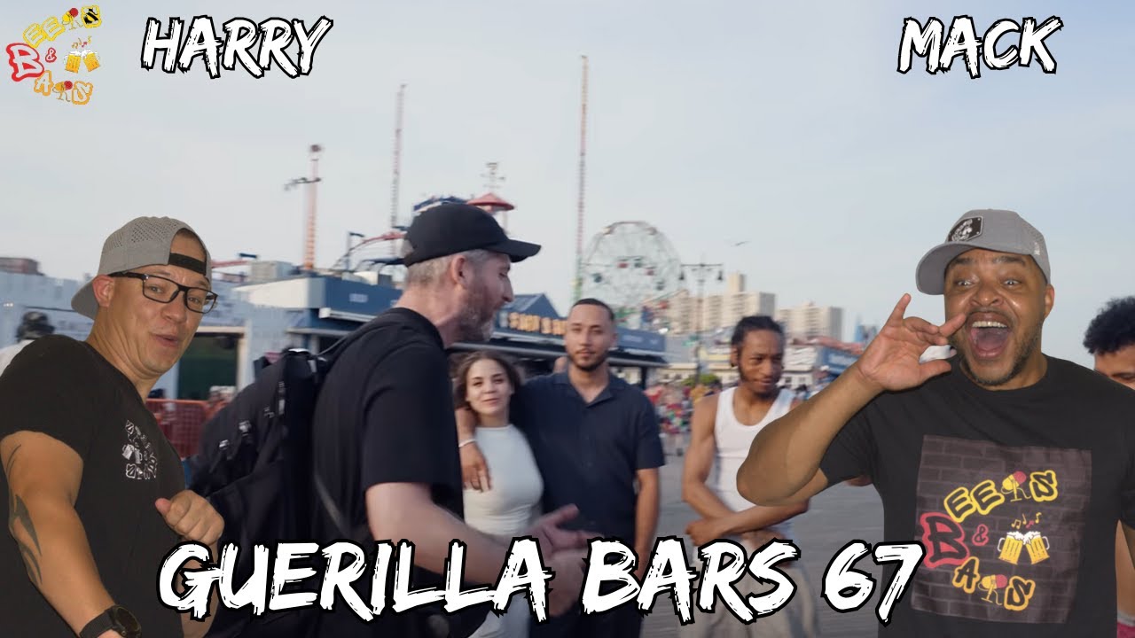 Harry Mack LEVELED UP in Coney Island!? Guerrilla Bars 67 Might Be His Best Yet! 🧠💥
