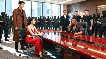 女總裁帶廢物老公跟黑幫談判，沒想到他是隱世武神，一掌碎裂地面，黑幫老大下跪送千億訂單！ 🚀#男頻#窮小子逆襲#爽文#爽爆短劇