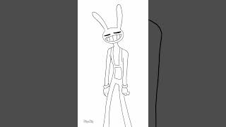 Im obsessed with Jax from the amazing digital circus, yall have no idea/animation made in flipaclip
