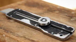Make A Heavy-Duty Cutter Knife || DIY Snap Off Knife