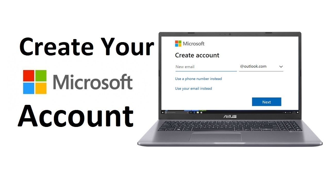 How To Create Microsoft Account Youtube