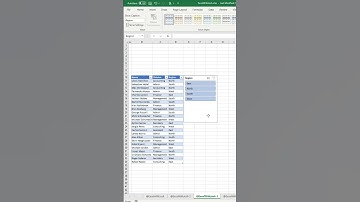 Excel Tip: Data Slicers