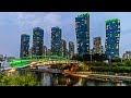 [4K] Evening walk at Songdo Central Park, Incheon - BATTLEFIELD 2042 maps | 송도 센트럴파크 야경 - 배틀필드2042 맵