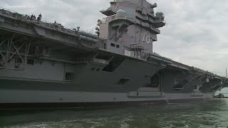 Groundbreaking on drydock upgrade at Norfolk Naval Shipyard