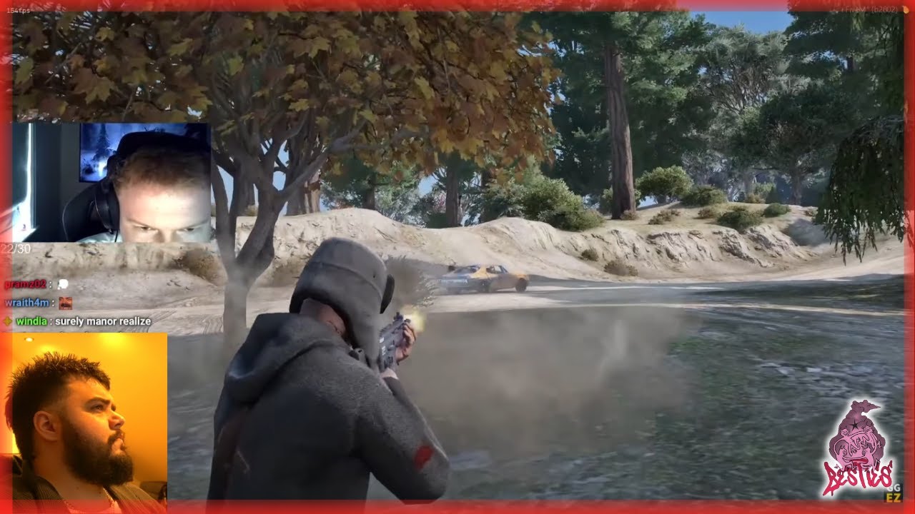 4Head Reacts To Besties Getting Smoked By Big Manor Gang and More | NoPixel 4.0 GTARP