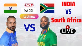 🔴  India vs South Africa 1st ODI Live Score \& Commentary | IND VS SA Live Match Today