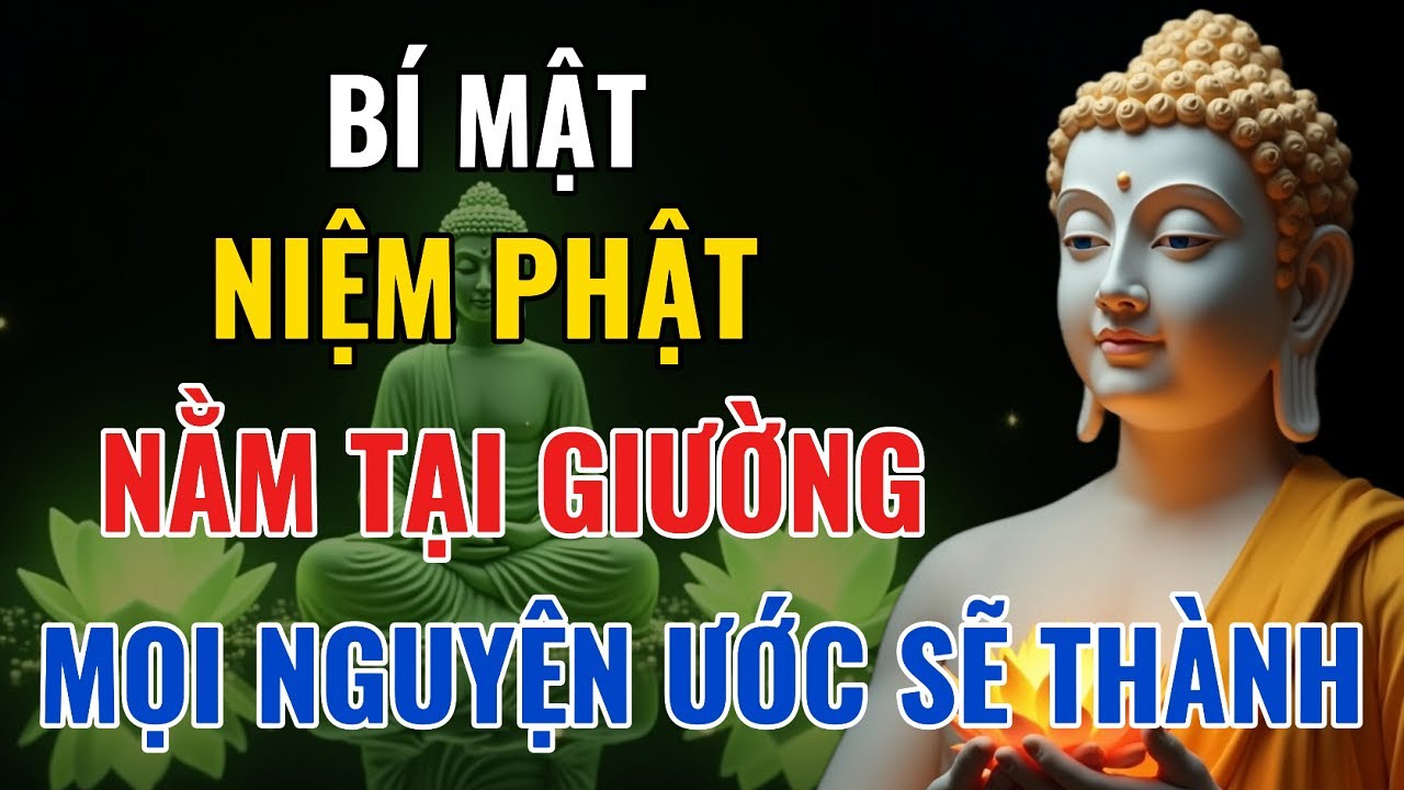 Phật Dạy: 3 Bí Mật Niệm Phật Tại Giường – Ngủ Ngon, Phước Báu Âm Thầm Đến Mỗi Ngày!