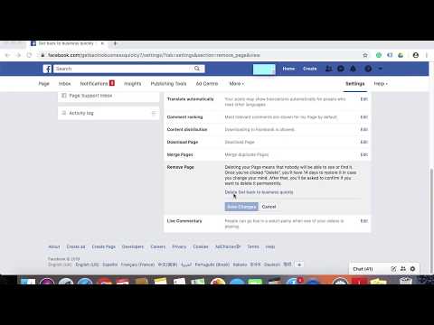 Video: How To Delete Your Old Pages