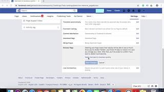 How to delete a Facebook Page How to delete a Facebook Page