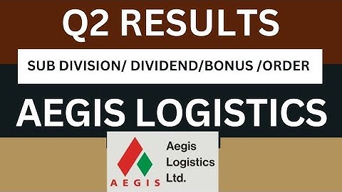 aegis logistics Q2 Results 2026 | aegis Results Today | aegis Share Latest News | Divis lab