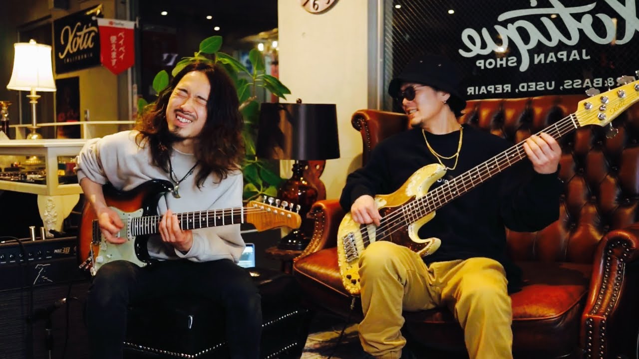 千代延 × 森多聞【Blues Jam Session】by Xotic Guitar&Bass