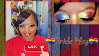 🏳️‍🌈Pride Flag Makeup 🏳️‍🌈|Beginner Friendly