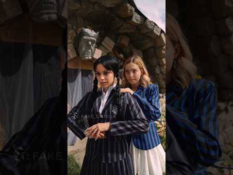 Serbian Dancing Ladies Jennaortega Fakeortega Wednesday Enid Shorts Netflix