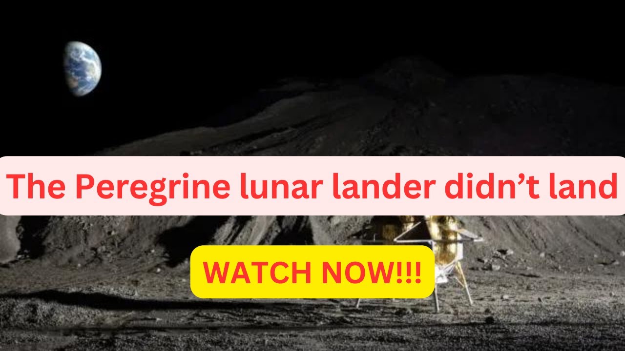 The Peregrine lunar lander didn’t land, but it’s still collecting data | 