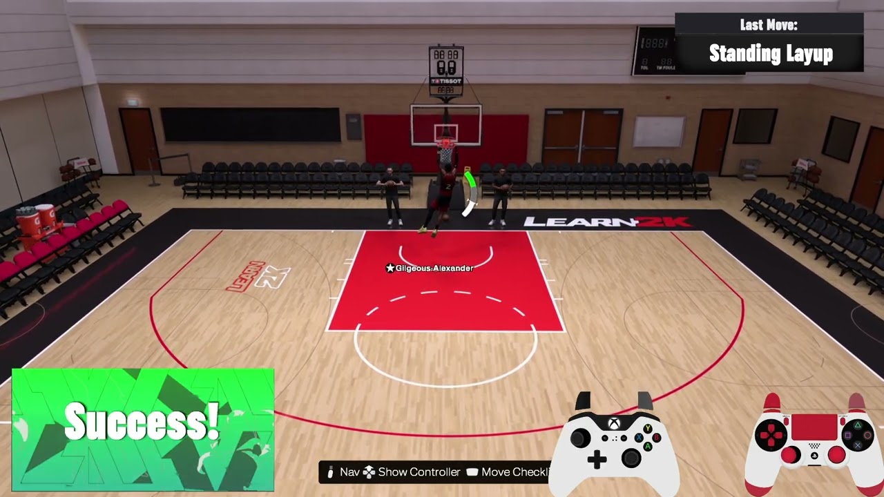 NBA 2K26 Как контролировать зависание на кольце