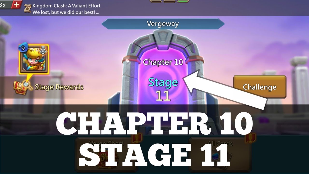 Lords Mobile Vergeway Chapter 10 Stage 11 || Chapter 10 Stage 11 - YouTube