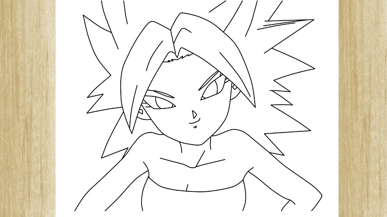 how to draw caulifla from dragon ball super como desenhar a