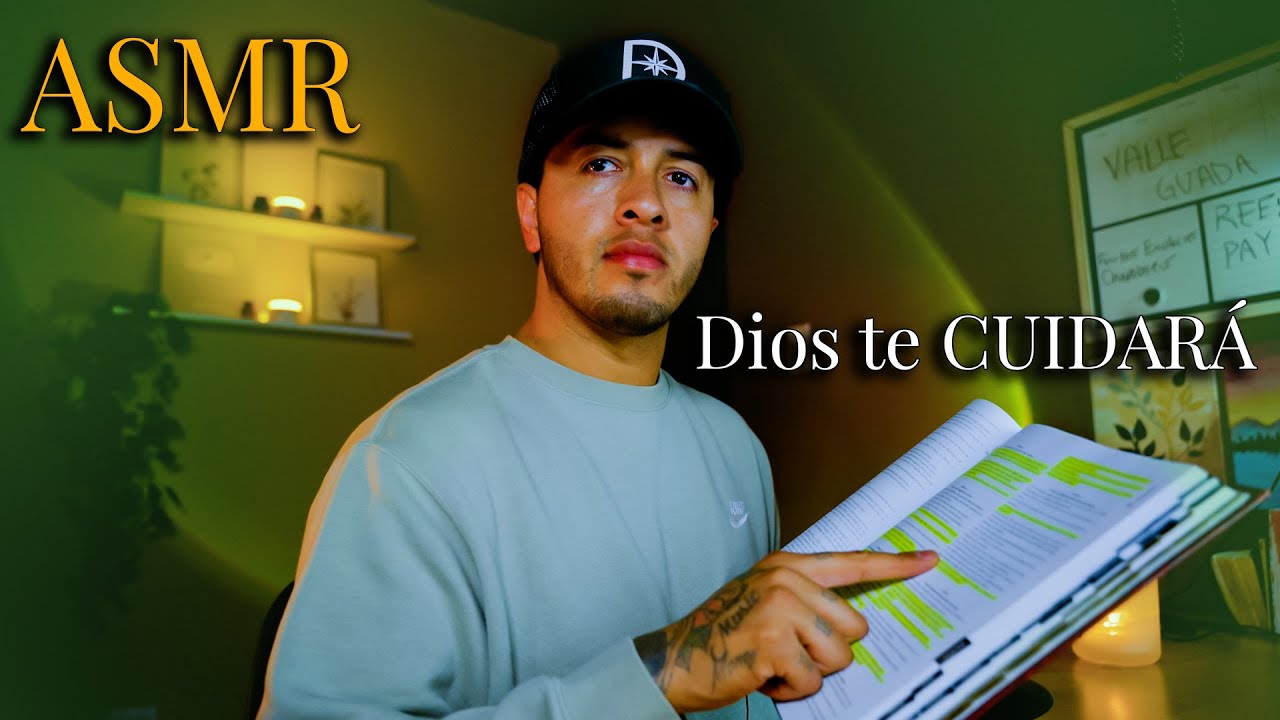 ASMR PROMESAS de Dios para DORMIR CONFIADO 🙏🏼 Lectura Bíblica