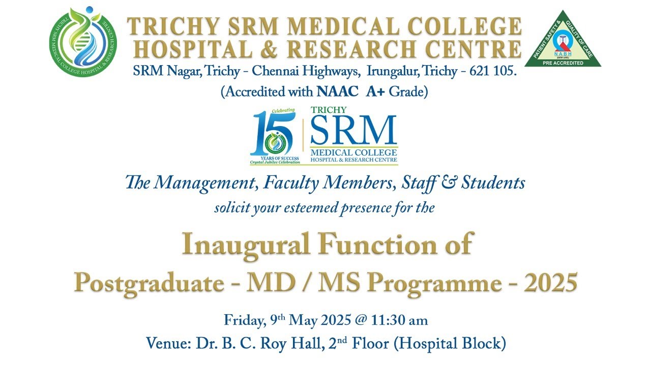 Inaugural Function of Postgraduate - MD / MS Programme - 2025