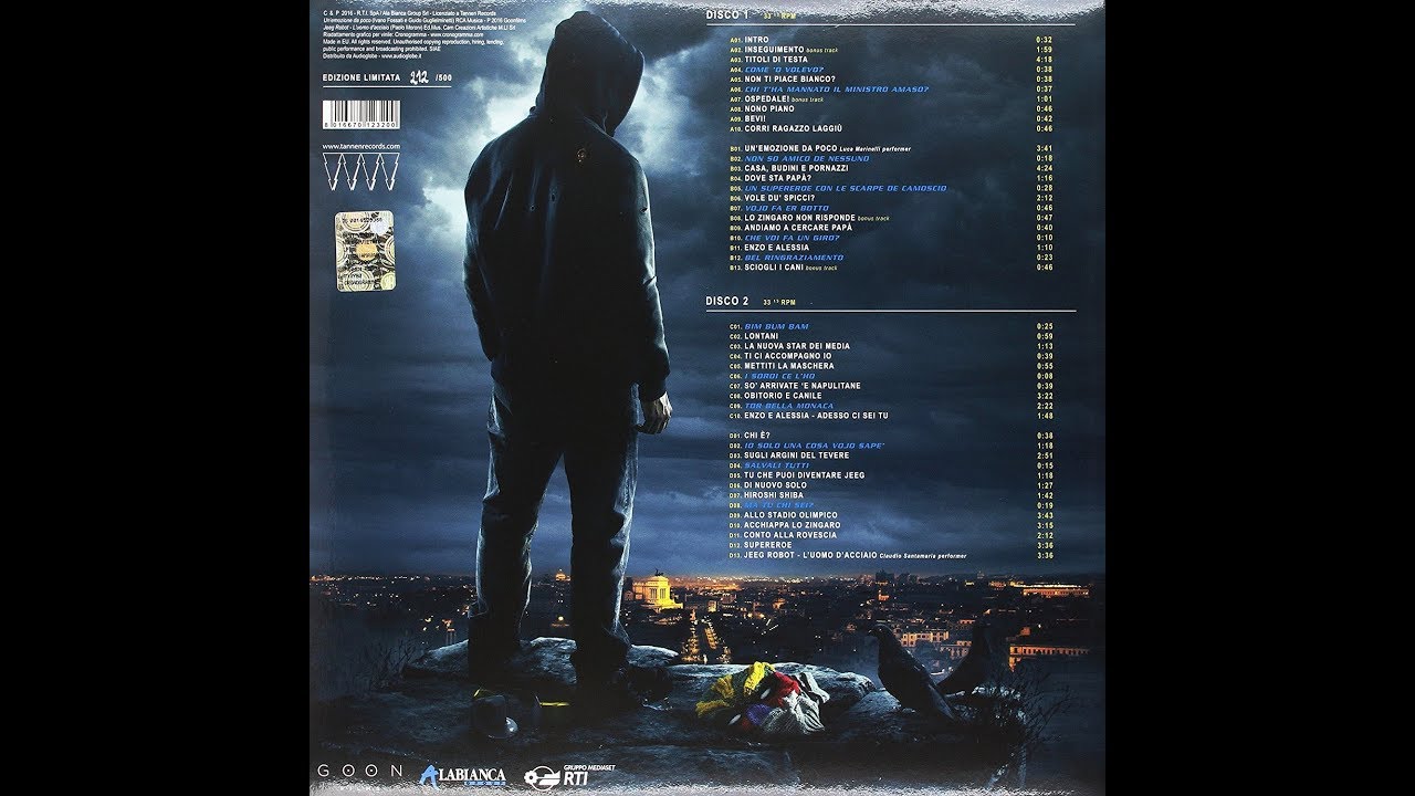 Luca Marinelli - Un'emozione da poco - Versione Integrale - Jeeg Robot