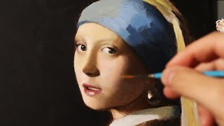 Portrait Painting Tutorial | Girl with a Pearl Earring