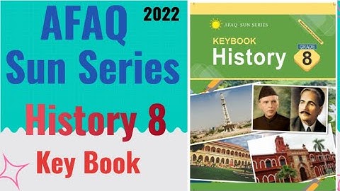 Afaq Sun Series History Grade 8 Keybook | Sun Series History teachers guide SNC 2022