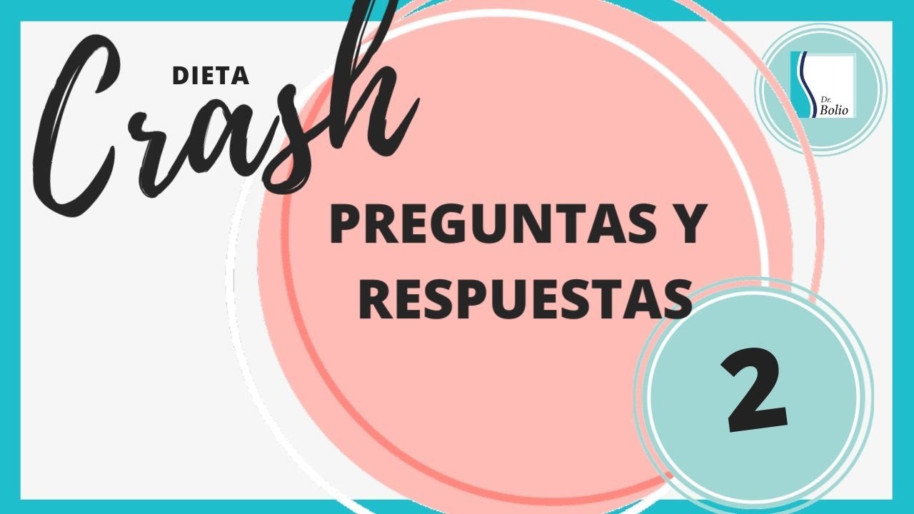 Dieta Crash Preguntas y Respuestas Sesion 2 YouTube