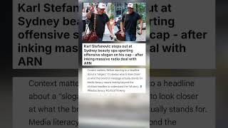 Karl Stefanovic steps out at Sydney beauty spa sporting offensive slogan on his cap ... #celebrity