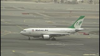 Mahan Air Airbus A310 arriving from Tehran, Iran