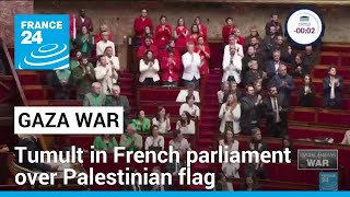 Tumult in French parliament over Palestinian flag, clothing • FRANCE 24 English