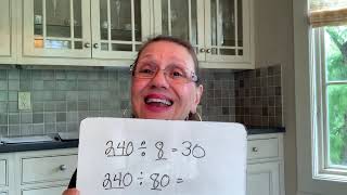 Chapter 3 Lesson 4 Division Patterns Reverse Tens Trick