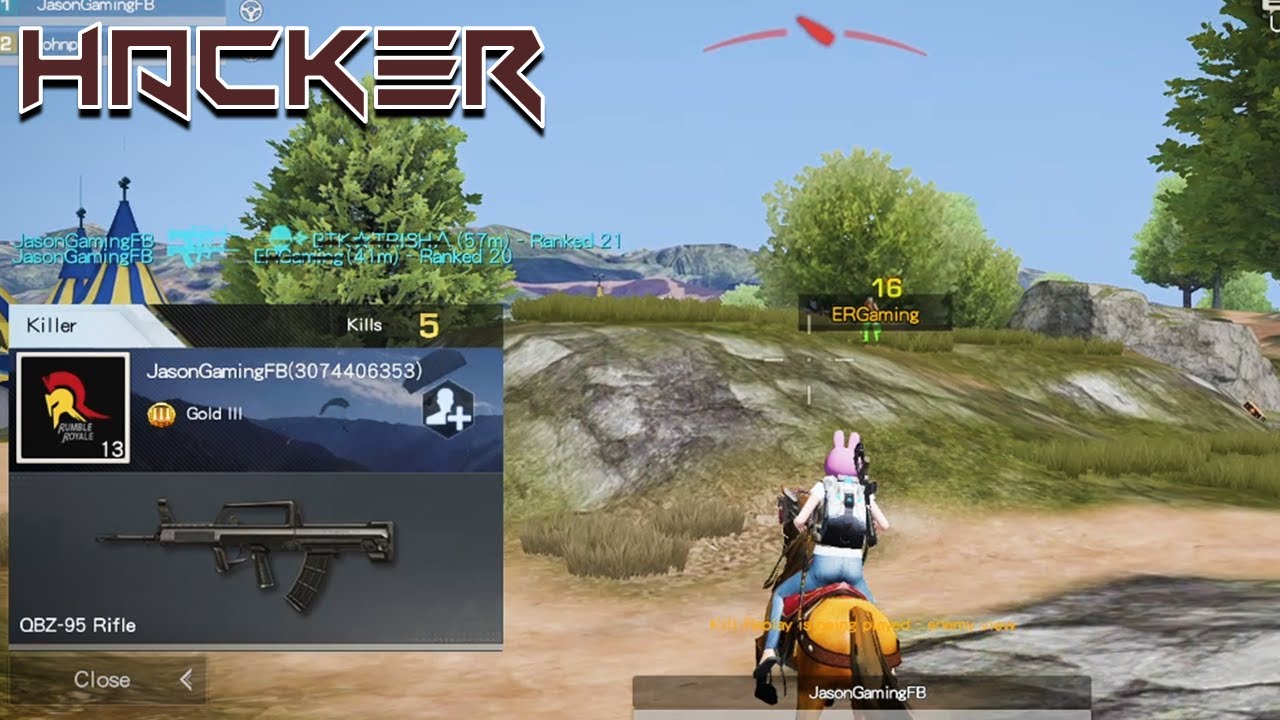 Hacker in the game - Knives out gameplay