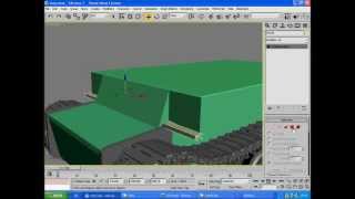 3d modeling Tiger tank in 3ds max - Speed Modeling